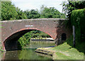 SK1705 : Birmingham and Fazeley Canal at Hopwas School Bridge, Staffordshire by Roger  D Kidd