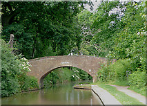 SK1806 : The Birmingham and Fazeley Canal north of Hopwas, Staffordshire by Roger  Kidd