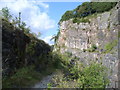 Cliffs on the banks of the River Wye