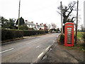 TQ8515 : Telephone Box on A259 by Oast House Archive