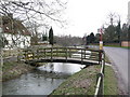 Cholderton: footbridge over the Bourne