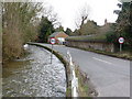 Idmiston: the Bourne alongside Church Road