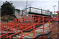 Station access and footbridge, Newtown