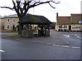 TM3968 : Yoxford Bus Shelter by Geographer