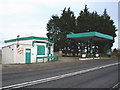 Deserted petrol station at Stopgate