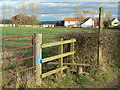 Stile and signpost