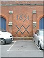 Date inscribed in the brickwork at Windsor & Eton Riverside railway station