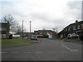 Looking from Woodley Lane into Kinver Close