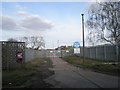 Sewage works opposite Wisley Parish Church