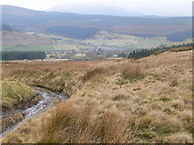 SH8049 : Moorland to the east of Penmachno by Eirian Evans