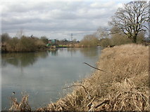 SZ0896 : West Parley, River Stour by Mike Faherty