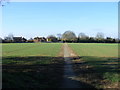 Footpath, looking towards Lower End