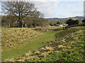 View of the village from the earthworks