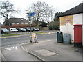 Postbox at the junction of Albany and St Luke