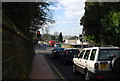 Traffic lights at the end of Pembury Rd