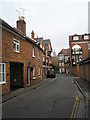 Looking along King Stable Street towards Chantry Place