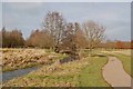 Footpath beside River Crane, Dorset