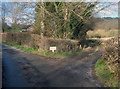 SO4166 : Entrance to Woodhampton Farm by Trevor Rickard