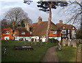 Churchyard and houses