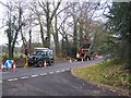 Tree cutting on Trottiscliffe Road