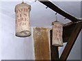 Fire buckets, Church of St Mary the Virgin, Puddletown