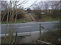 Footpath crossing the A57