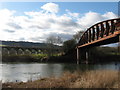 Former railway bridge and viaduct, River Wye, Monmouth