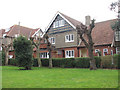 Houses adjoining the churchyard