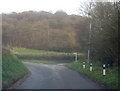 Lane junction near Elton