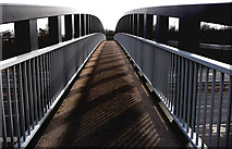 SU7005 : Footbridge over the A27 by Chris Gunns