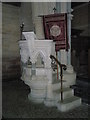 The pulpit at Holy Trinity, Privett