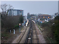 Cosham station from the west Highbury footbridge