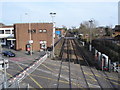 Chichester - view east from the station footbridge