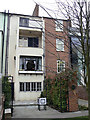 78 Derngate, the Charles Rennie Mackintosh house, rear elevation