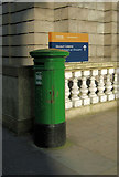 O1633 : Pillar box in Kildare Street, Dublin by Kevin Gordon