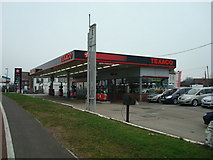 TQ5069 : Petrol Station and Car Dealer, Swanley, Kent by Stacey Harris
