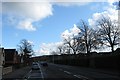 A street scene in Rosyth on the Kincardine road.