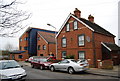 Victorian house & modern flats, side by side, Colebrook Rd