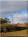 SX8561 : Transmission masts, Beacon Hill by Derek Harper