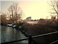 Ealing Hospital from the River Brent