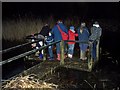 Hunting for newts at Canterbury Environmental Education Centre