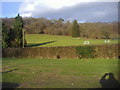 Sports ground and hills, Brook, Surrey