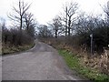 Bridleway heading south to Butterwick