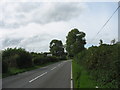 View westwards along the B5109 near Talwrn