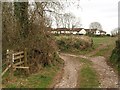 Stile and track, Windmill Copse