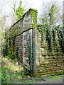 Old railway bridge and parapet