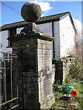SO4024 : Memorial gates, Grosmont by Pauline E