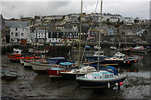 SX0144 : Mevagissey Inner Harbour by Philip Halling