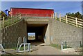 Bridleway tunnel under the motorway M18