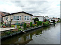 Housing by the canal at Penkridge, Staffordshire